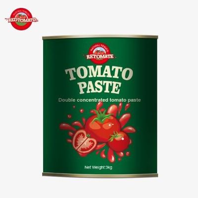 우리의 3kg 캔 토마토 페이스트는 ISO HACCP BRC와 FDA에 의해 설정된 생산 표준을 충족합니다.