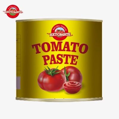 4500g 캔 토마토 페이스트는 ISO HACCP 및 BRC 표준과 FDA 생산 표준을 모두 충족합니다.