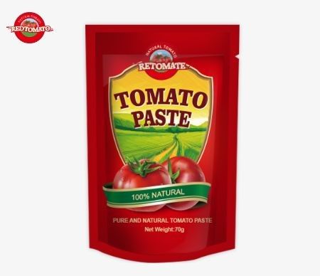 프리미엄 70g 토마토 페이스트 팩 두 배 집중형 평면 및 서식형 모두