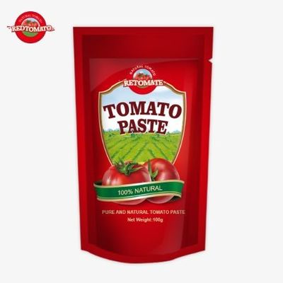 좋은 품질의 중국 공장 100g 서있는 자켓 토마토 페이스트