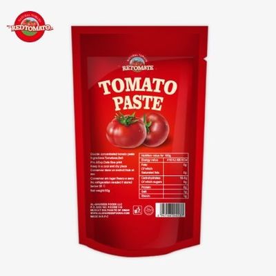 고품질의 100g 스탠드업 사켓 토마토 페이스트 중국 명실상부한 공장