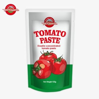 100% 순수한 100g 스탠드업 토마토 페이스트