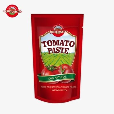 ISO 포지 토마토 페이스트 227g 30%에서 100%까지 순도가 다른 이중 농축 토마토 페이스트