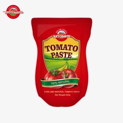 이 스탠드업 소켓에는 30%에서 100%까지 순수성을 가진 달콤하고 호박한 토마토 페이스트 250g가 포함되어 있습니다.