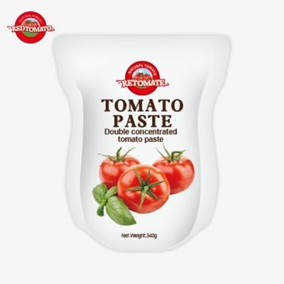 340g 스탠드업 토마토 페이스트 가구 ISO HACCP 및 BRC 표준을 충족 공장 가격 준수