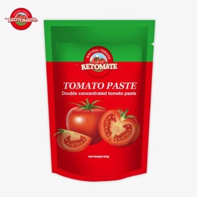 400g 스탠드업 사켓 토마토 페이스트 편리하고 맛있고 30%~100% 순수