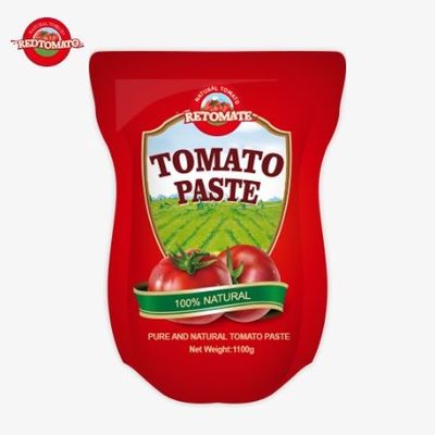 스탠드업 사켓 토마토 페이스트 1100g 30%-100% 순수, 달콤하고 쓴