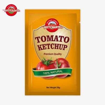 공장 가격 50g 세킷 케첩은 쾌적한 소비를 위해 편리하고 사용하기 쉬운 패키지를 제공합니다.