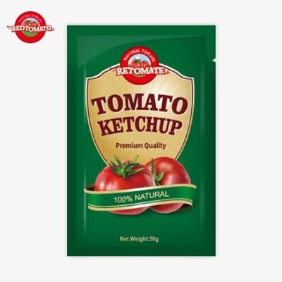 중국에서 온 프리미엄 50g 케첩 팩트 ISO HACCP 및 FDA에 의해 인증되어 공장 가격에 제공됩니다.