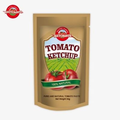 공장 오리지널 ISO 사켓 케첩 56g 순수한 자연 맛 달콤하고 쓴 맛