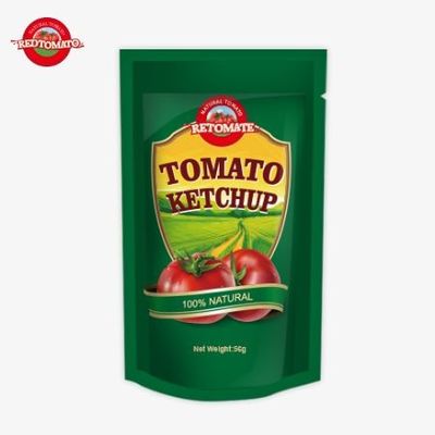OEM 표준 56g 천연 맛 케첩 봉지 국제 표준을 준수