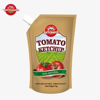 공장 가격 70g 사체 케첩 간편한 순수 자연 맛 국제 표준