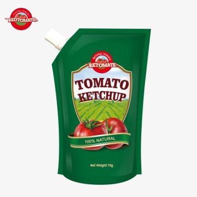 우리는 국제 표준을 충족하는 공장 가격 70g 케첩 팩트를 제공합니다.