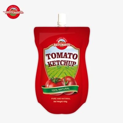 중국 OEM 공장 가격 100g 달콤하고 산한 상자 케첩 가방 모든 자연 향신료
