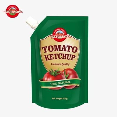 우리는 국제 표준을 준수하고 공장 가격에 제공되는 200g 케첩 가방을 제조합니다.