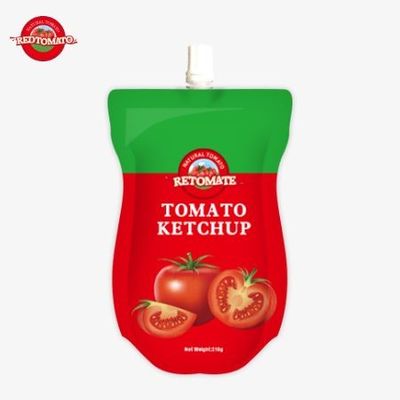 순수하고 자연스러운 맛을 가진 OEM 공장에서 210g 케첩 팩트를 제조