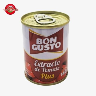 BONCUSTO 브랜드 140g 캔 토마토 페이스트 브릭스22-24% 브랜드 및 패키지 디자인을 제공합니다
