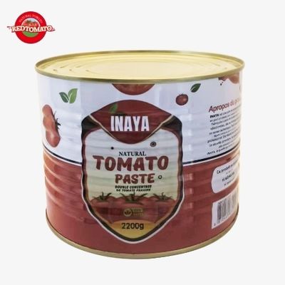 INAYA 2200g 단단한 개방 된 뚜?? 과 함께 토마토 페이스트 브릭스에 집중 28~30% 포장 디자인 서비스와 함께 사용할 수 있습니다.